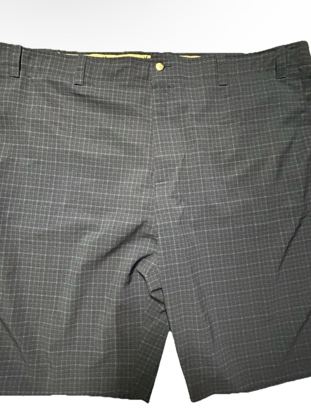 Men’s Callaway Blue Grid Pattern Golf Shorts Stretch Waist Size 46B m